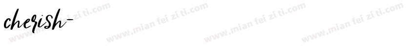 cherish字体转换