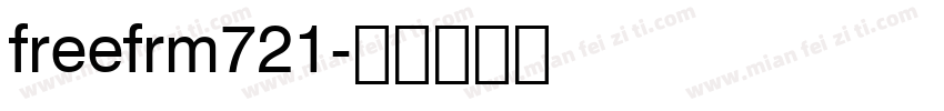 freefrm721字体转换