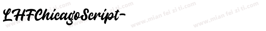 LHFChicagoScript字体转换