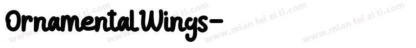 OrnamentalWings字体转换
