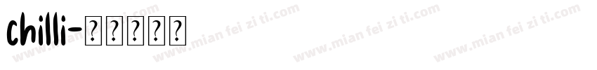 chilli字体转换