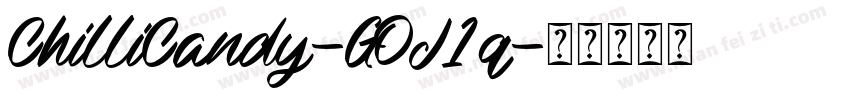 ChilliCandy-GOJ1q字体转换