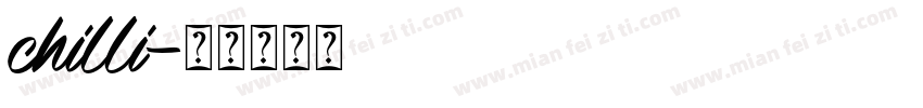 chilli字体转换