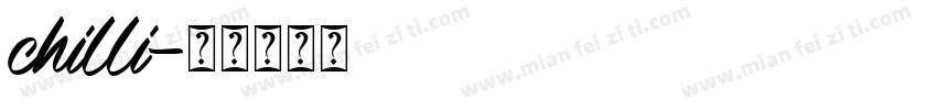 chilli字体转换