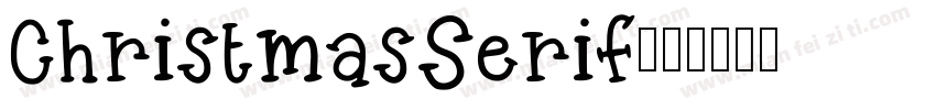 ChristmasSerif字体转换