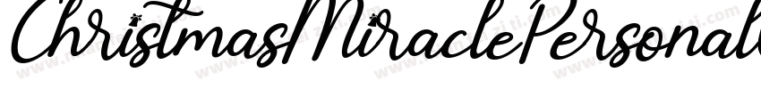 ChristmasMiraclePersonalUse-8DZ0字体转换