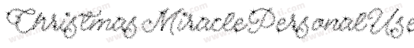 ChristmasMiraclePersonalUse-8DZ0字体转换