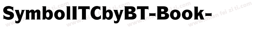 SymbolITCbyBT-Book字体转换