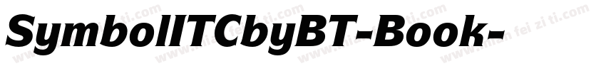 SymbolITCbyBT-Book字体转换