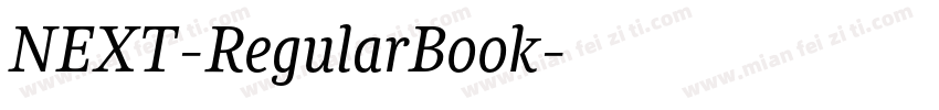 NEXT-RegularBook字体转换