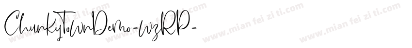 ChunkyTownDemo-wzRP字体转换