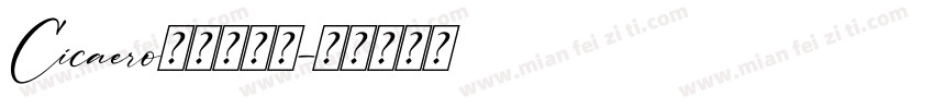 Cicaero字体转换器字体转换