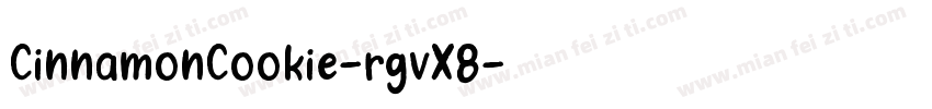 CinnamonCookie-rgvX8字体转换