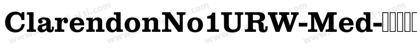 ClarendonNo1URW-Med字体转换