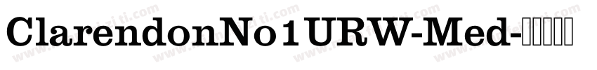 ClarendonNo1URW-Med字体转换