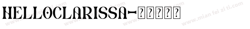 HelloClarissa字体转换