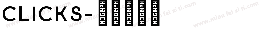 CLICKS字体转换