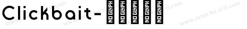 Clickbait字体转换