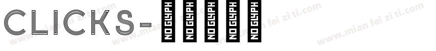 CLICKS字体转换