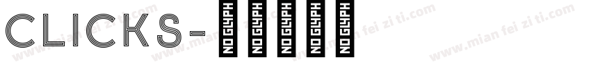 CLICKS字体转换