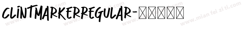 ClintMarkerRegular字体转换