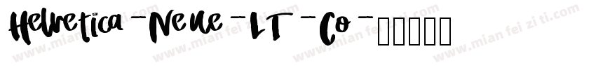 Helvetica-Neue-LT-Co字体转换