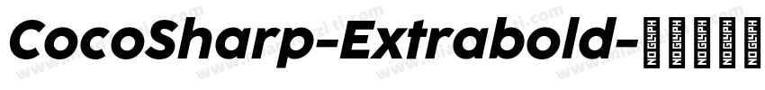 CocoSharp-Extrabold字体转换