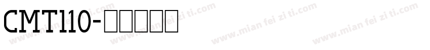 CMTl10字体转换
