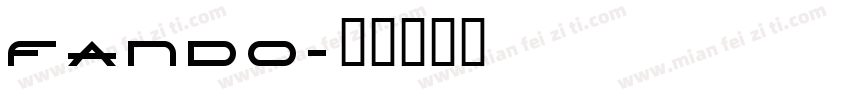 Fando字体转换