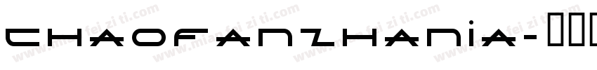 chaoFanZhania字体转换