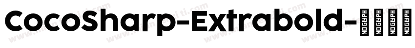 CocoSharp-Extrabold字体转换