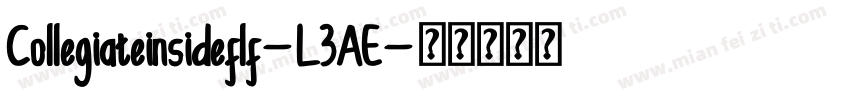 Collegiateinsideflf-L3AE字体转换