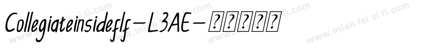 Collegiateinsideflf-L3AE字体转换