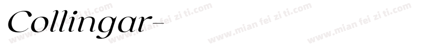 Collingar字体转换