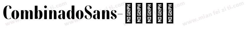 CombinadoSans字体转换