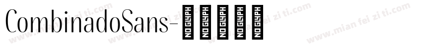 CombinadoSans字体转换