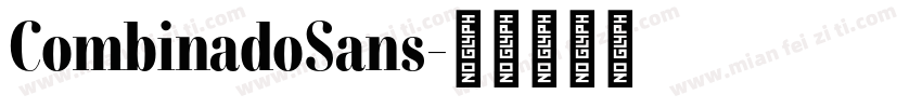 CombinadoSans字体转换