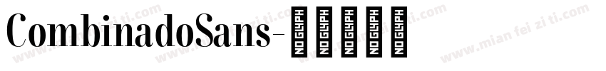 CombinadoSans字体转换