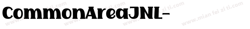 CommonAreaJNL字体转换