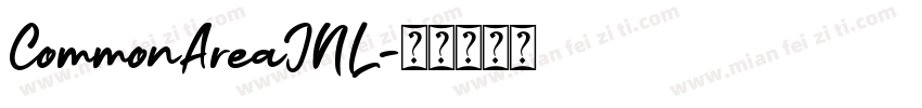 CommonAreaJNL字体转换