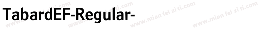 TabardEF-Regular字体转换