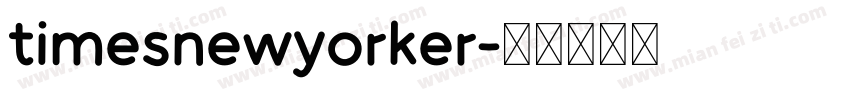 timesnewyorker字体转换