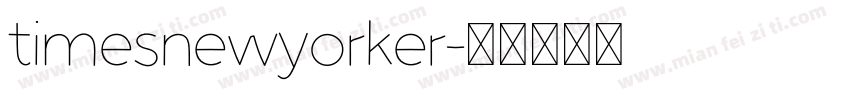 timesnewyorker字体转换