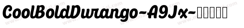 CoolBoldDurango-A9Jx字体转换