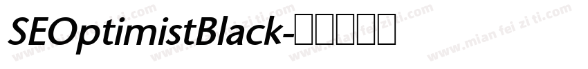 SEOptimistBlack字体转换