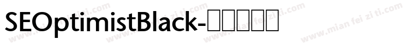 SEOptimistBlack字体转换