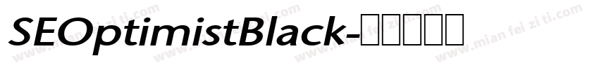 SEOptimistBlack字体转换