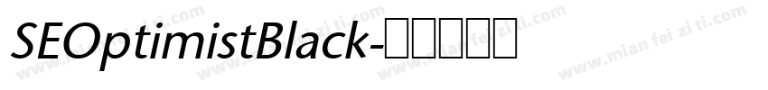 SEOptimistBlack字体转换