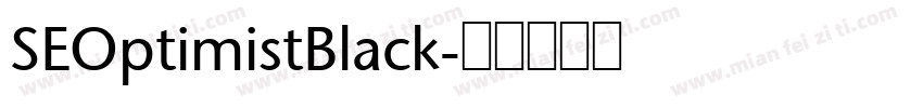 SEOptimistBlack字体转换