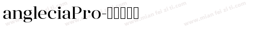 angleciaPro字体转换